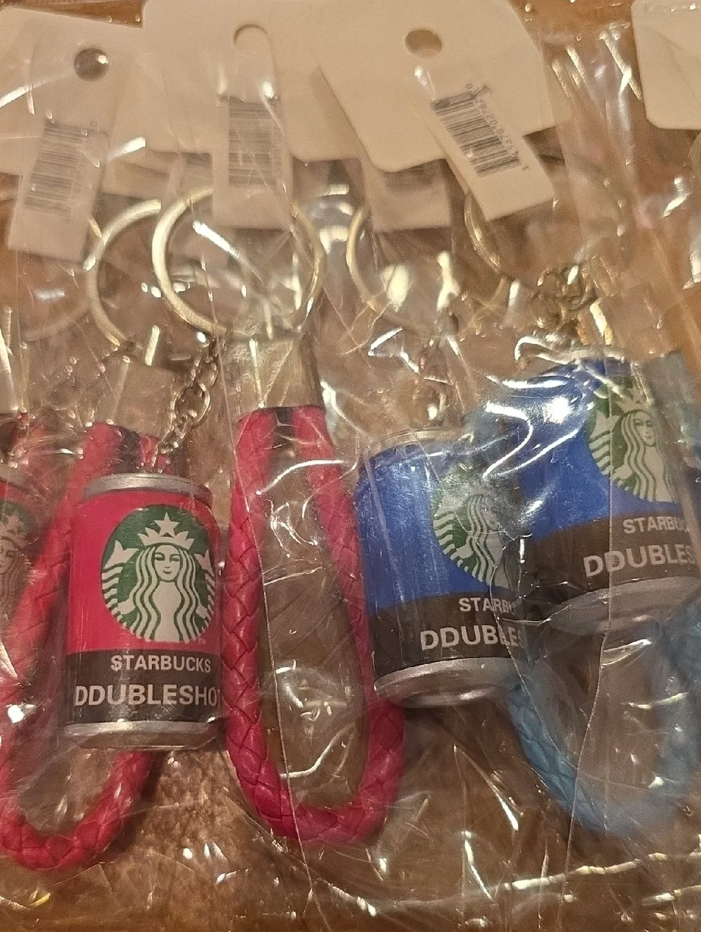 BULK Starbucks Keychain/Wristlet Gift Set